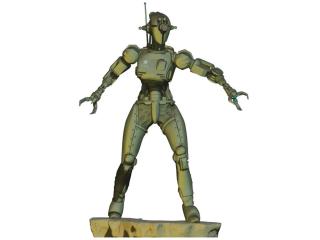 Vault Boy Explosives & Assaultron 3" Mini Statue Set (Build-a-Figure)