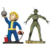 Vault Boy Explosives & Assaultron 3" Mini Statue Set (Build-a-Figure)