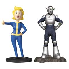 Vault Girl & Mechanist 3" Mini Statue Set (Build-a-Figure)
