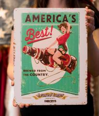 Lager Metal Plate Poster (exclusive)