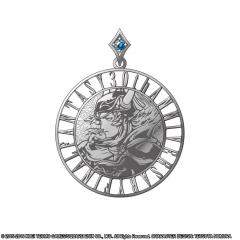 Warrior of Light Silver Coin Pendant
