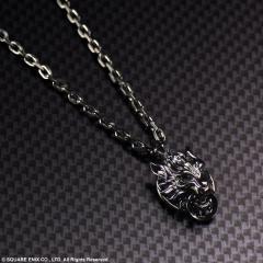 Cloudy Wolf Silver Pendant