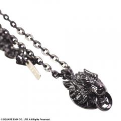 Cloudy Wolf Silver Pendant