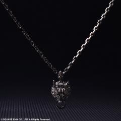 Cloudy Wolf Silver Pendant