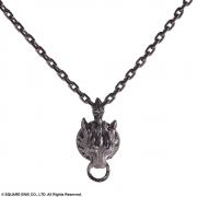 Cloudy Wolf Silver Pendant