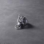 Cloudy Wolf Silver Ring