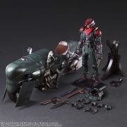 Shinra Security Officer 10.51" Figure & Motorcycle Set