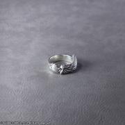 Sleeping Lion Heart Silver Ring