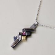 Lightning Bolt Silver Pendant