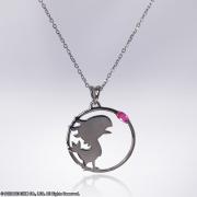 Chocobo Silver Pendant (Black)
