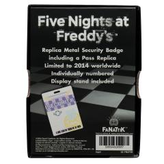 FNAF Security Badge Replica