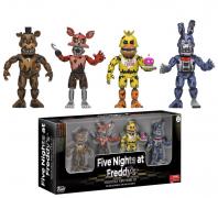Nightmare Freddy, Nightmare Foxy, Nightmare Chica & Nightmare Bonnie 4-Pack