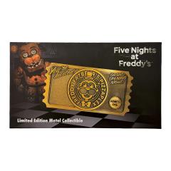 Pizzaplex Opening Night Metal Ticket