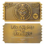 Pizzaplex Opening Night Metal Ticket