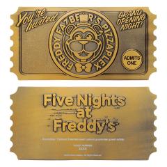 Pizzaplex Opening Night Metal Ticket