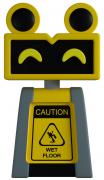 Wet Floor Bot 3.7" Vinyl