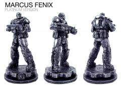 Marcus Fenix Platinum Statue