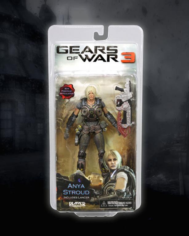 NECA IMPS Gears Of War 3 - Action Figure Anya Stroud, 18 Cm, Alta Articolazione