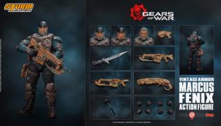 Marcus Fenix 1:12 Scale Figure (vintage armor / exclusive)