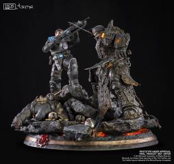 Marcus vs General RAAM Statue