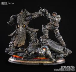 Marcus vs General RAAM Statue