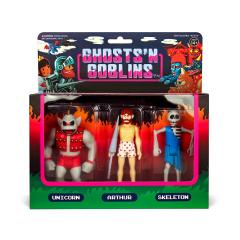 Unicorn, Arthur in Underwear & Skeleton ReAction 3.75" Figure 3-Pack