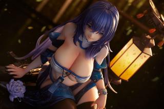 DP-12: Echeveria Lantern 1/6 Scale Statue