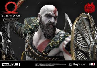 Kratos & Atreus 1/4 Scale Statue (deluxe)