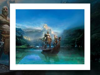 Kratos & Atreus (Art Print)