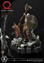 Kratos & Atreus Valkyrie Armor 1/4 Scale Statue
