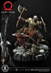 Kratos & Atreus Valkyrie Armor 1/4 Scale Statue