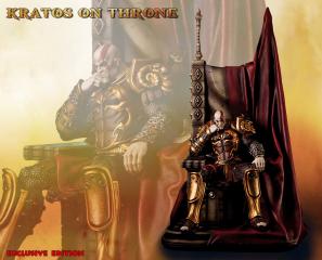 Kratos on Throne (exclusive)