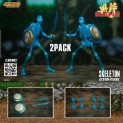 Skeleton Two Packs 1:12 Scale Figure (blue / exclusive)