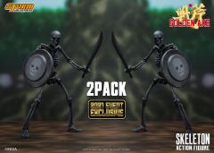 Skeleton Two Packs 1:12 Scale Figure (gray / exclusive)