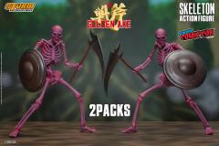 Skeleton Two Packs 1:12 Scale Figure (purple / exclusive)