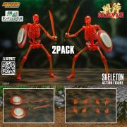 Skeleton Two Packs 1:12 Scale Figure (red / exclusive)
