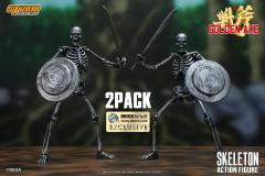 Skeleton Two Packs 1:12 Scale Figure (silver / exclusive)