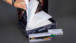 Greak Memories of Azur Coloring Book Kit