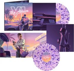 Grand Theft Auto VI: The Album Vinyl (clear pink w/ purple splatter / exclusive)