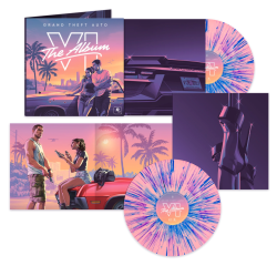 Grand Theft Auto VI: The Album Vinyl (pink w/ blue & purple splatter / exclusive)