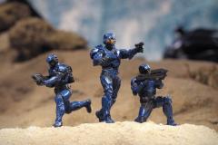 Blue Team 3" Figures (Heroic Collection)