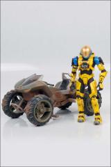 Mongoose w/ Spartan EVA Yellow / Blue 6" Figure