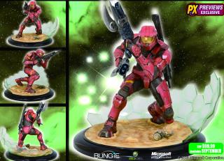 Red Spartan Field of Battle ArtFX Statue (exclusive)