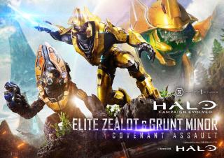Elite Zealot & Grunt Minor: Covenant Assault 1/4 Scale Statue (bonus)
