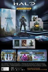 Master Chief 12" Statue, Cortana Chip Replica & Artwork