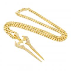 Energy Sword Necklace (gold)