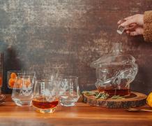 Master Chief 6-Piece Whiskey Decanter Set