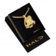 Master Chief Helmet Necklace (gold)