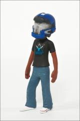 Blue JFO Helmet & Black Noble Team Tee (XBox Live Avatars)