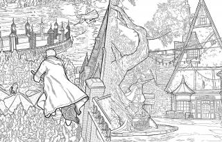 Hogwarts Legacy: Official Coloring Book